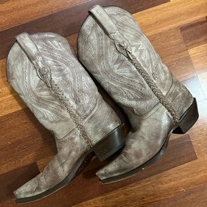 Corral Boots Distressed Brown Nubuck
Leather Cowgirl